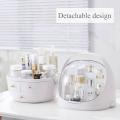 dust-Proof Makeup Organizer, Cosmetic and Jewelry Storage with Lid, Display Boxes with Drawers for Vanity, Skin Care Products Rack Dressing Table Desktop Finishing Box (L). 