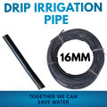 Drip Irrigation System Pipe 16mm Distribution Tubing Water Hose Perfect for DIY Gardening. 
