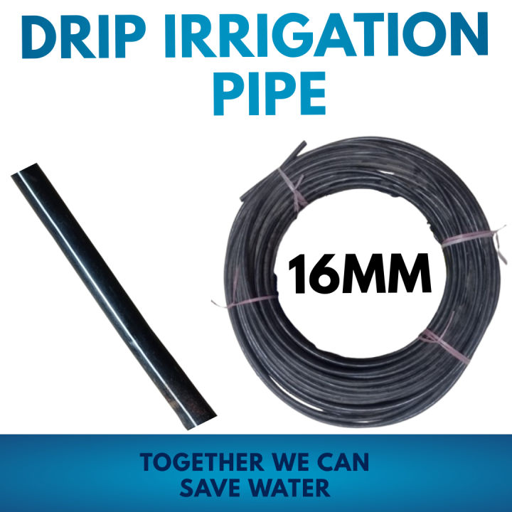 Drip Irrigation System Pipe 16mm Distribution Tubing Water Hose Perfect for DIY Gardening