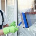 Window Cleaner Tool for Home with Extension Pole 20''-30'', Squeegee for Window Cleaning, Glass Washer for Car Windshield, Shower Doors, Mirror and Solar Plats. 