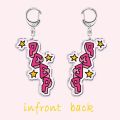 Hot Rapper Lil Peep Keychain for Accessories Bag Pendant Crybaby Hellboy Love Yikes Letter Key Chain Ring Keychains Jewelry Gift. 