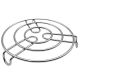 Roster Papad Roti Stand Charcoal Stainless Steel Grill Roast Grill Stand Charcoal Hand Warmer Rack Stand Round Shape Size 8 Inch 1 kg Roaster  (Steel). 