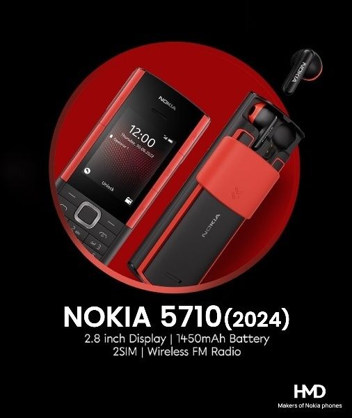 Nokia 5710 Xpress Audio - 2.4" Inch Display - 4MB RAM - 128MB ROM