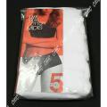 M & S Ladies 5 Pack Cotton Lycra Midis Briefs Knickers Underwear. 