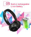 Nia Q1 4 in1 Wireless Bluetooth Headphone Stereo Bluetooth Headsets With Microphone FM Radio Micro SD / AUX Slot. 