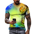 Fairy Tale World Myth Magic Forest Men T-shirts 3D print HD pattern hip hop Harajuku personality round neck tee short sleeve top. 