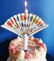 Candle | Fan Birthday candle| Flabellum music Birthday candle  | Surprise clown reusable Birthday candle |Novelty Candle for cake , Birthday fun , Kids Birthday cake | In best quality. 