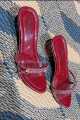 Block Heeled Slippers for Women & Girls with Transparent. 