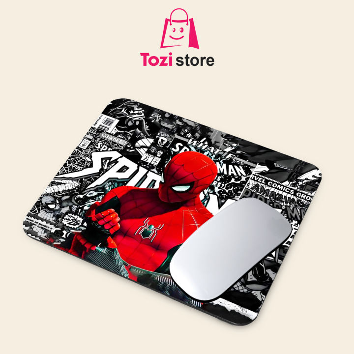 Gaming Mouse Pad Premium  8" x 6.5  Thick Non-Slip Rubber Base, Smooth Cloth Surface for Precision Control - Tozistore