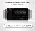 RK ROYAL KLUDGE RK61 60% Mechanical Keyboard, 2.4Ghz/Bluetooth/Wired,  Mini Keyboard 61 Keys, (Single Color Backlit) Hot Swappable Red Switch Gaming Keyboard with Software - White. 