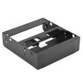 2.5" 3.5" HDD SSD Mounting Bracket Tray for 5.25 inch Computer Floppy Drive Bay. 