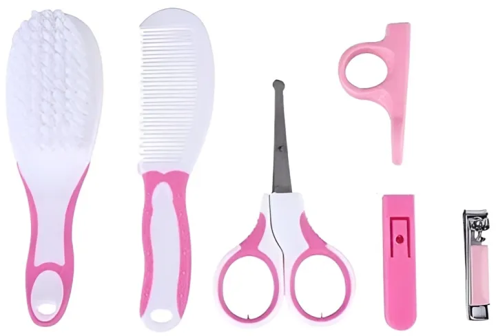 Baby%20Grooming%20Kit,%20Toes%20Fingernails%20Care,%206%20pcs%20Baby%20Nail%20Kit%20Daily%20Care%20Set%20with%20Hair%20Brush,%20Hair%20Comb,%20Scissor,%20Nail%20Clipper,%20Nail%20Clipper%20Cover%20and%20Nail%20Scissor%20Handle%20Cover(Pink)(Blue)%20-%20Image%202
