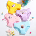 Pack Of 4 - High Quality Children Underwear Cotton Girls Briefs Cute Pattern Kids Panties 2-12Yrs - Keep Your Girls Comfy And Cute. 
