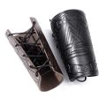 Unique Gauntlet Wristband PU Leather Medieval Vambrace Arm Guards Archery Bracer. 