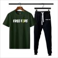 Free fire Yellow & Black Printed Tracksuit For Men & Boys - Soft & Comfortable Fabric Trouser & tshirts for men. 