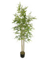 Imported artificial Bamboo Plant with black Planter. 