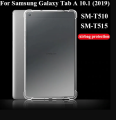 For Samsung Galaxy TAB A 10.1 T510 T515 Case TPU Silicone Protective Clear Cover. 