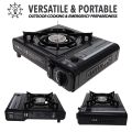 GAS ONE GS-3000 Portable Gas Stove with Carrying Case, 9,000 BTU, CSA Approved, Black. 