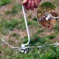 Fence Wire Tensioning Tool Reusable Portable Replace Easy Using Fence Wire Tightener for Fence Post. 
