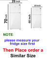 Beautiful Fridge Door Self-adhesive Sticker Waterproof Sheet Renew you old Fridge and Decor your Home. 