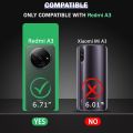 Xiaomi Redmi A3 / Xiaomi Poco C61 / Xiaomi Redmi A3x Anti-shock Clear Acrylic Hybrid TPU Phone Case Cover (Transparent). 