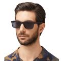 Original Imported Optical Sunglasses - Police Gents Fashion Glasses Geometric Shape Golden Logo - Black. 