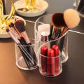 REFLECTIONZ TRADERS ™ S-Shape Acrylic Makeup Organizer – Multifunctional Cosmetic Organizer Box for Brush, Cream, Perfume, Lipstick Holder – Jewelry, Nail Polish, Eyebrow Pencil, Toothbrush, Stationery Holder – Durable Home Organizer for Dressing Table. 