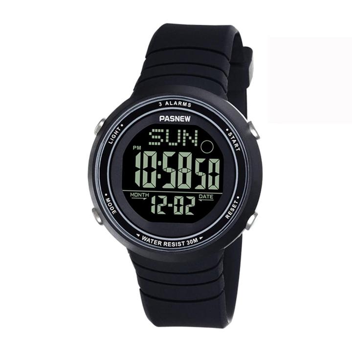 Grace, Multi-Functional Wrist Watch for Men - Outdoor and Indoor - Digital Men Watch - Sports and Casual Use - Alarm Chrono - Waterproof - Countdown - Stopwatch - Smartwatch - Led Watch
