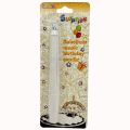HAPPY BIRTHDAY CANDLE WITH OPENING PAPER FAN - CAKE DECORATION BIRTHDAY PARTY CANDLE. 