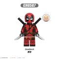 G0172 Marvel X-Men Anime Block Toys Figure Wolverine Block Mini Toy Collection Toys For Children. 