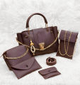 Hand bags for girls pack of 5 piece set with long strap. 