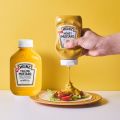 Heinz Yellow Mustard Sauce 255g Halal Yellow Mustard New Recipe 100% Natural Squeezable Yellow Mustard. 