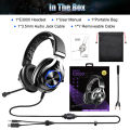 EKSA E3000 Gaming Headphone Superior Stereo Sound Noise Cancelling Microphone With RGB Light. 