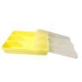 Techmanistan Cutlery Holder With Lid, 3 Compartment Cutlery Box, Cover Cutlery Tray Spoon Holder With Lid. 
