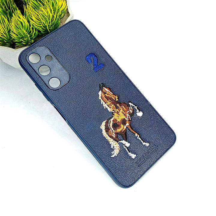Samsung Galaxy A05s Santa Barbara Polo Back Case (Navy Blue) Leather Phone Pouch, Premium Leather Mobile Covers | Durable Protection & Style, Luxurious Leather Phone Cases