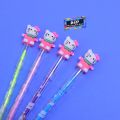 4 x Hello kitty - Fancy Lead Bullet Push (sika) Pencil For Kids (Girls and Boys). 