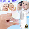 Baby Kids Silicone Finger Toothbrush Soft Safe Baby Teether Toothbrush Gum Brush For Children Clear Massage Dental Care. 