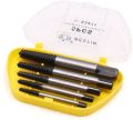 5Pcs/Set Screw Extractors, Damaged Broken Screws Removal Tool, Used in Removing the Damaged Bolts Drill Bits SILVER. 