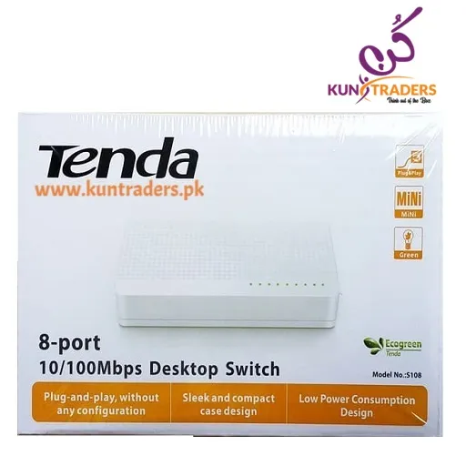 Tenda%20S108%208-ports%2010/100%20Mbps%20Desktop%20Ethernet%20Switch%20-%20Image%202