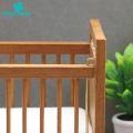 Green Home Dollhouse Baby Bed Smooth Surface Funny Dollhouse Toy Miniatures. 