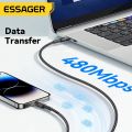 Essager PD 29W USB C to Lightning Fast Charging Cable For IPhone 14 13 12 11 pro Max XS iPad Pro. 