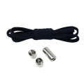 Shoe Laces with Metal Lock Laces Shoe Strings Elastic No Tie Shoelaces Semicircle Shoe Laces For Men and Adult Sneakers Shoelace. 