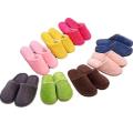Comfort-Fit Unisex Cotton House Slippers - Cozy Solid Colors Slip-On Footwear. 