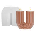 Geometric Silicone Mold 3D Geometric Rainbow Silicone Candle Mold Unique Arch Molds, Creative Diy Handmade Epoxy Resin Molds, Candle Molds For Candle Making Molds For Candles. 