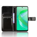 Vantime for Infinix Smart 8 / Smart 8 Pro / Smart 8 Plus Retro Crazy-horse Wallet Case Cards Holder Flip Cover. 