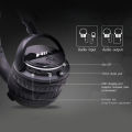 NIA Q1 Bluetooth Headphones Wireless Stereo Music Headset Over-ear TF Card FM Radio APP Control Foldable Wired Earphone with Mic. 