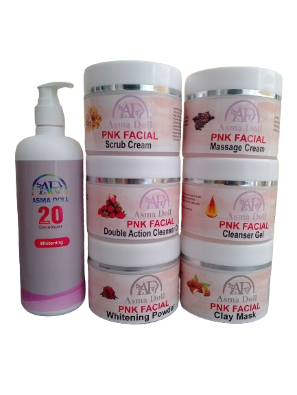 asma doll pink facial with skin polish 300ml for men and women