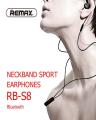Original Remax S8 Neckband Sport Earphones Bluetooth Stylish Handsfree. 