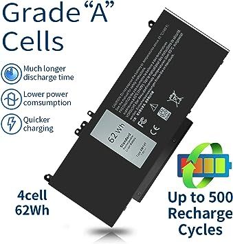 ZTHY%2068Wh%20GJKNX%20Battery%20Replacement%20for%20Dells%20Latitude%205480%205580%205280%205590%205490%20E5480%20E5580%20E5490%20E5590%20Precision%2015%203520%203530%20Series%20GD1JP%200GD1JP%20DY9NT%200DY9NT%205YHR4%20451-BBZG%207.6V%204-Cell%208500mAh%20-%20Image%202