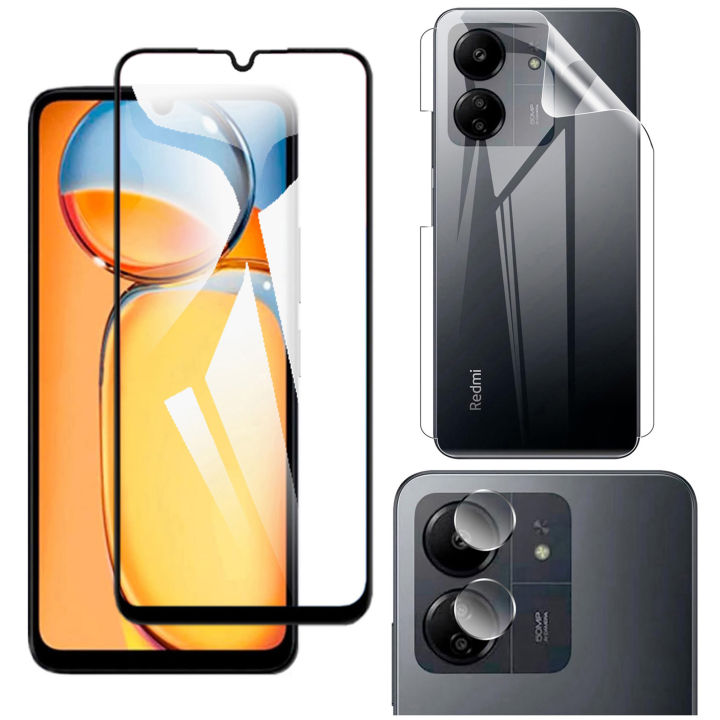 Xiaomi Redmi 13C Full Black 9D/5D/6D /Tempered Glass Screen